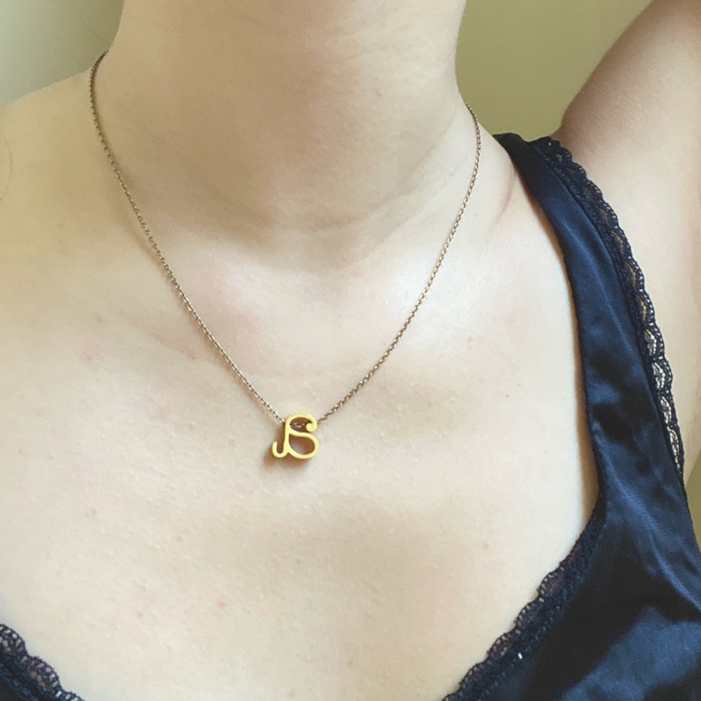 Julio Designs Letter 'A' Necklace